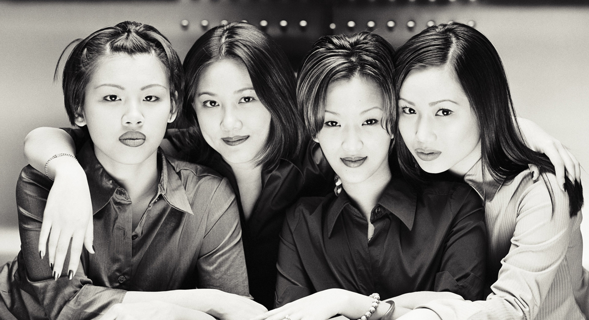 four asian girls
