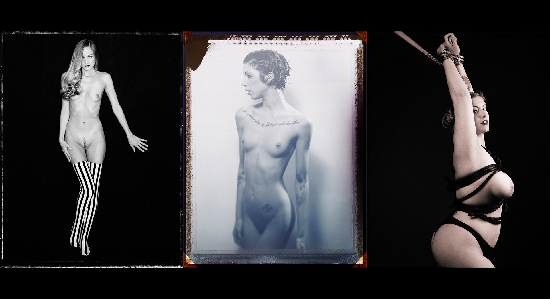 Three nudes